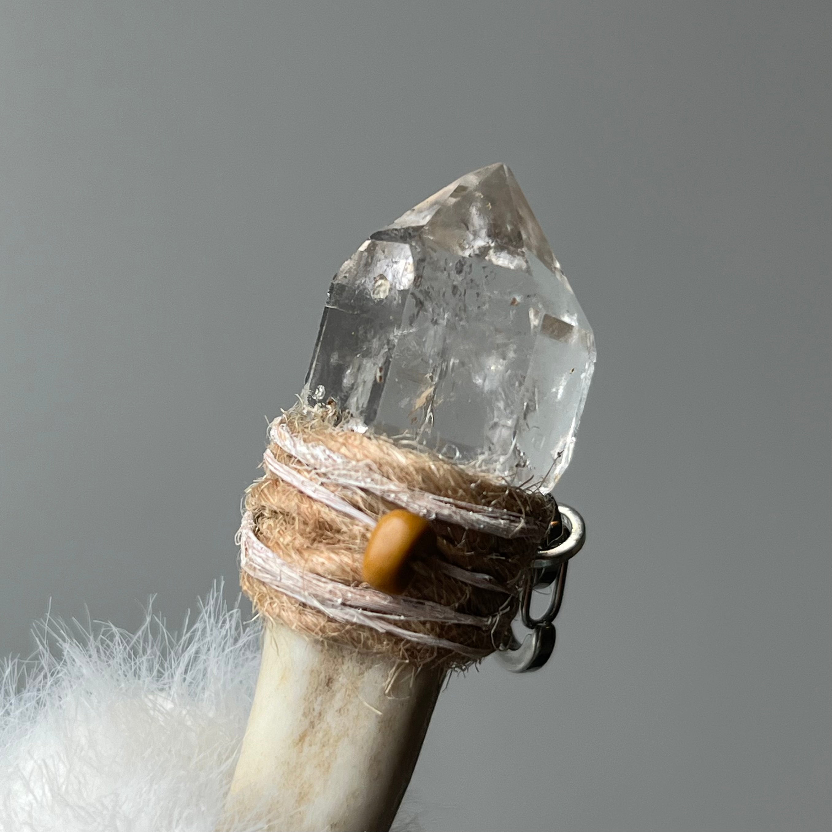 Ice Phantom Antler Pendant – The Starlit Reflection