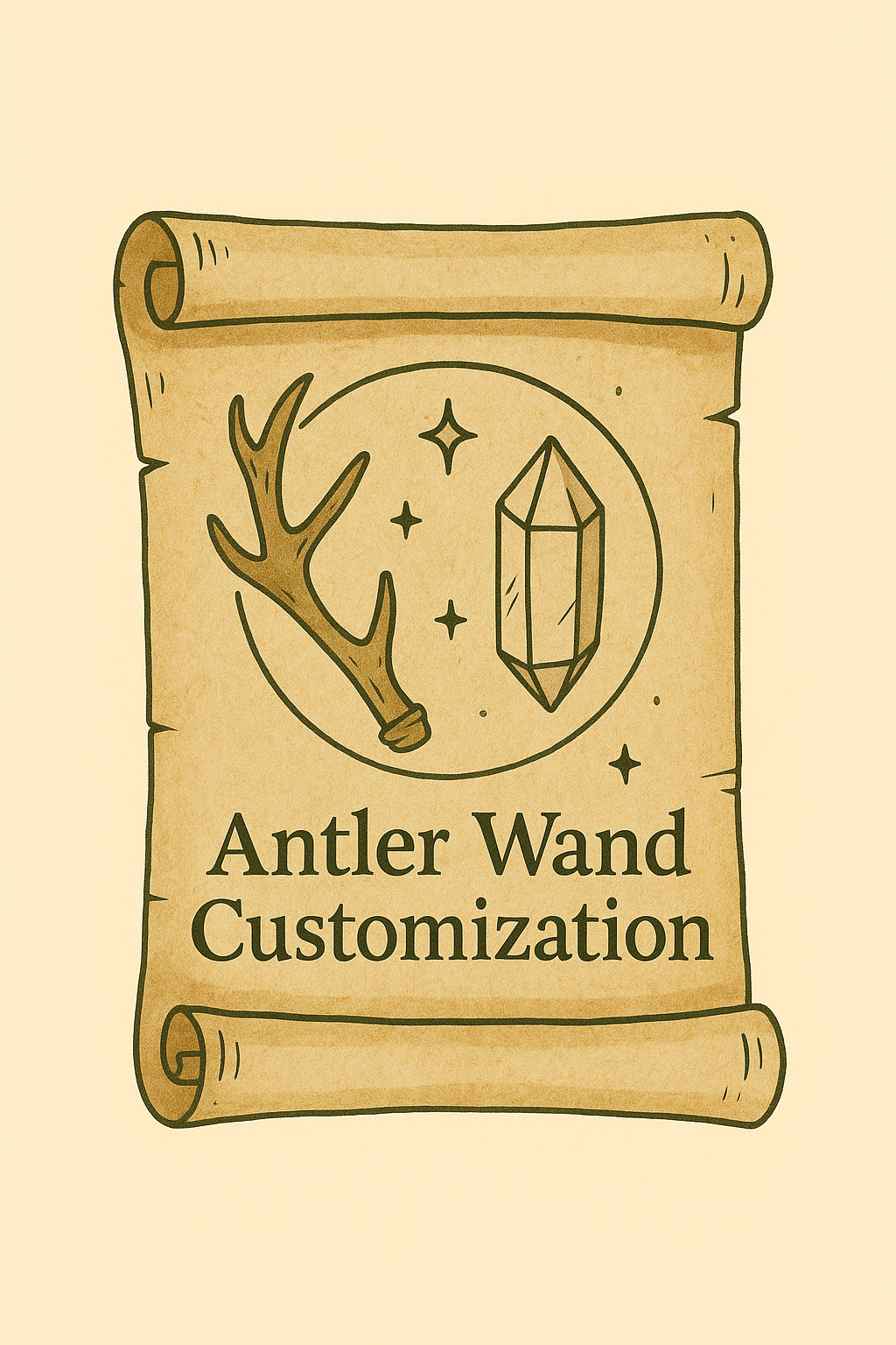 Antler Wand Customization