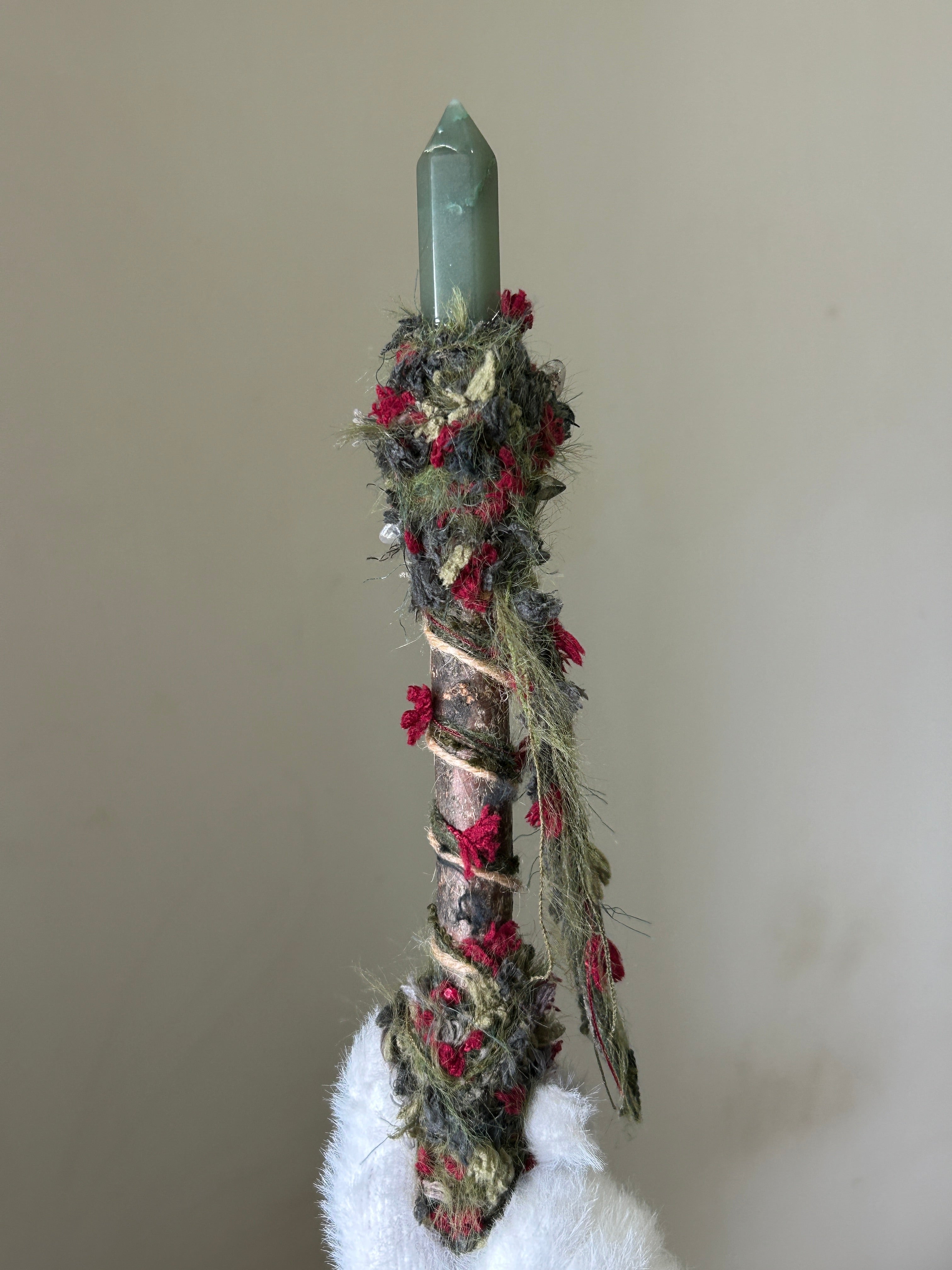 Back view showing base cabochon and butterfly charm