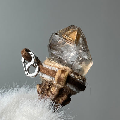 Namibian Skeletal Phantom Antler Pendant – The Oracle’s Gateway