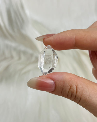Water-clear Chongqing Diamond Quartz cluster with frosted edges and bright clarity from China5
